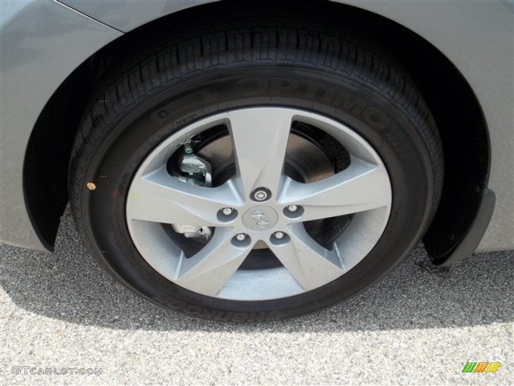 2013 Elantra GLS - Titanium Gray Metallic / Gray photo #2