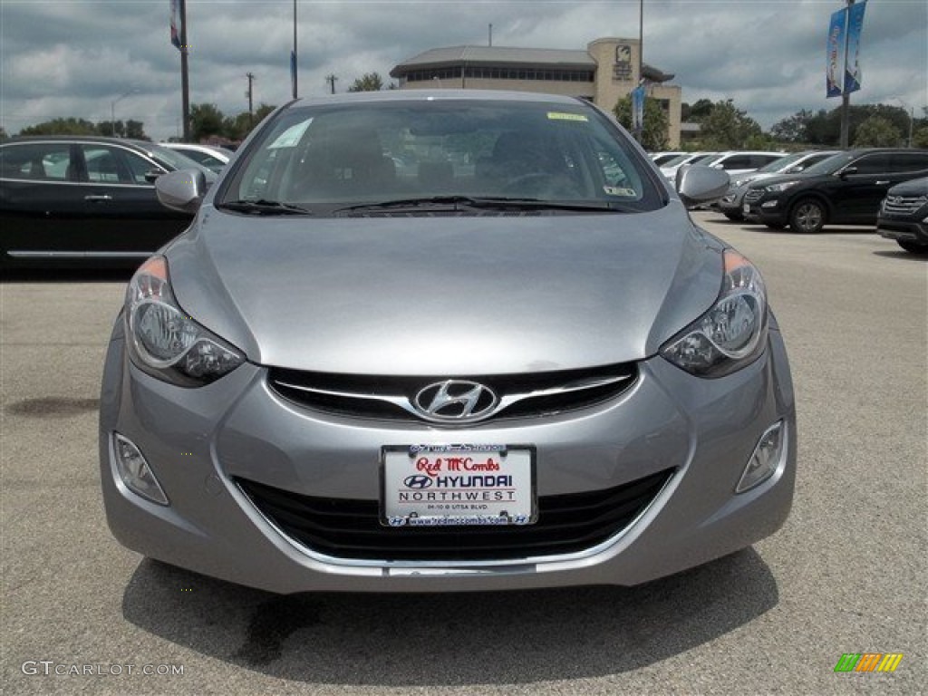 2013 Elantra GLS - Titanium Gray Metallic / Gray photo #3