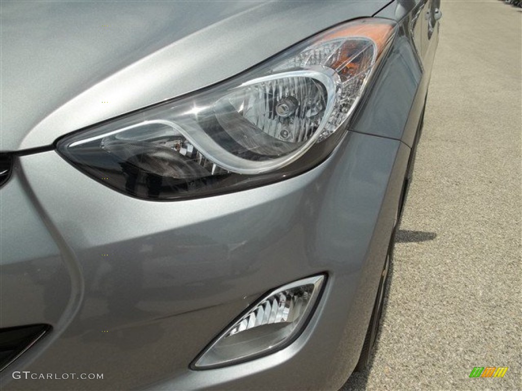 2013 Elantra GLS - Titanium Gray Metallic / Gray photo #4