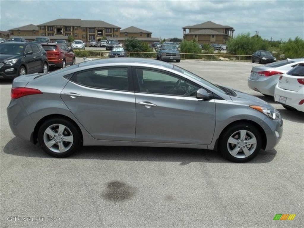2013 Elantra GLS - Titanium Gray Metallic / Gray photo #5