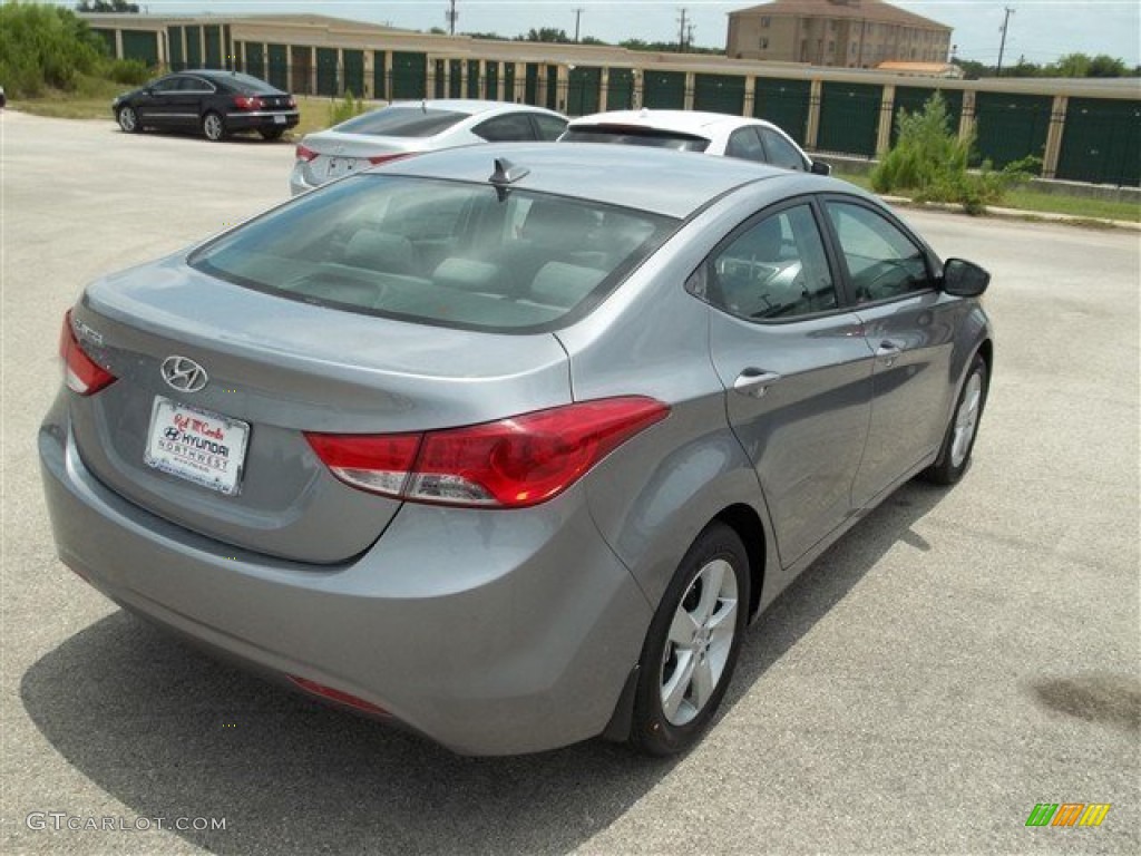 2013 Elantra GLS - Titanium Gray Metallic / Gray photo #6