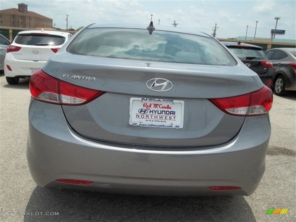 2013 Elantra GLS - Titanium Gray Metallic / Gray photo #7