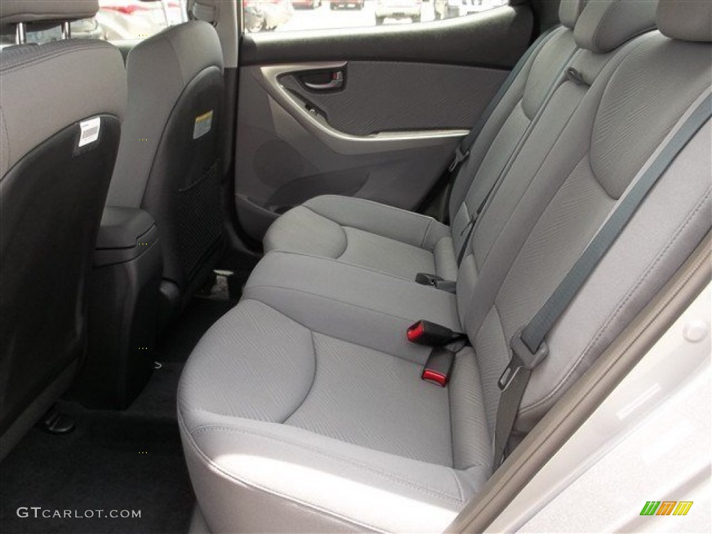 2013 Elantra GLS - Titanium Gray Metallic / Gray photo #9