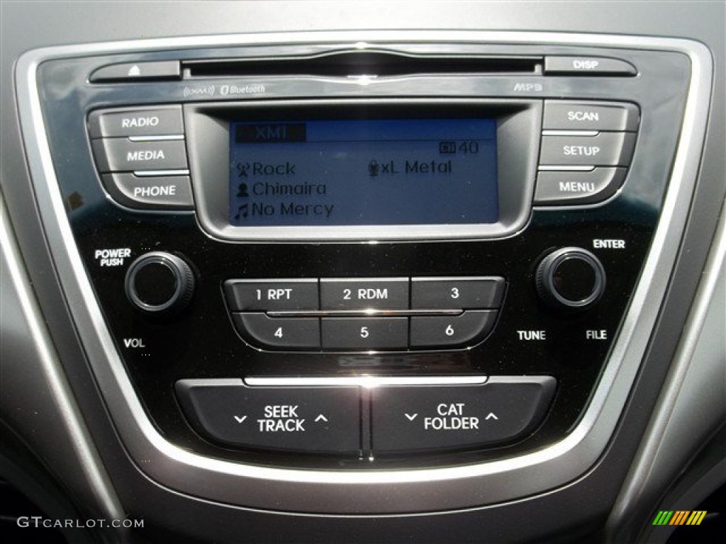 2013 Elantra GLS - Titanium Gray Metallic / Gray photo #16