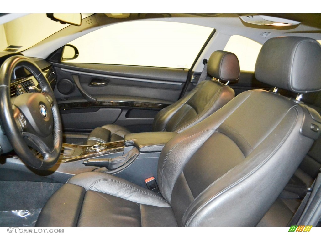 2009 3 Series 335i Coupe - Black Sapphire Metallic / Black photo #10