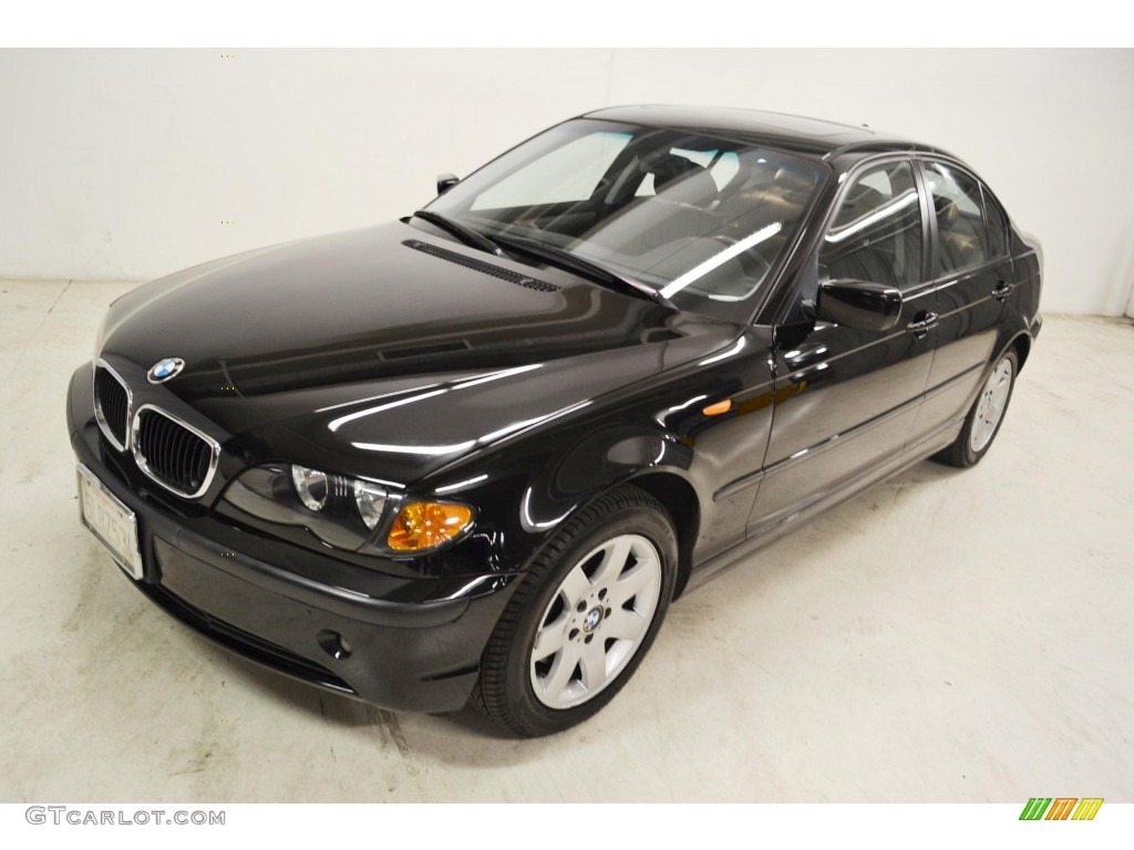 2005 3 Series 325i Sedan - Jet Black / Black photo #5