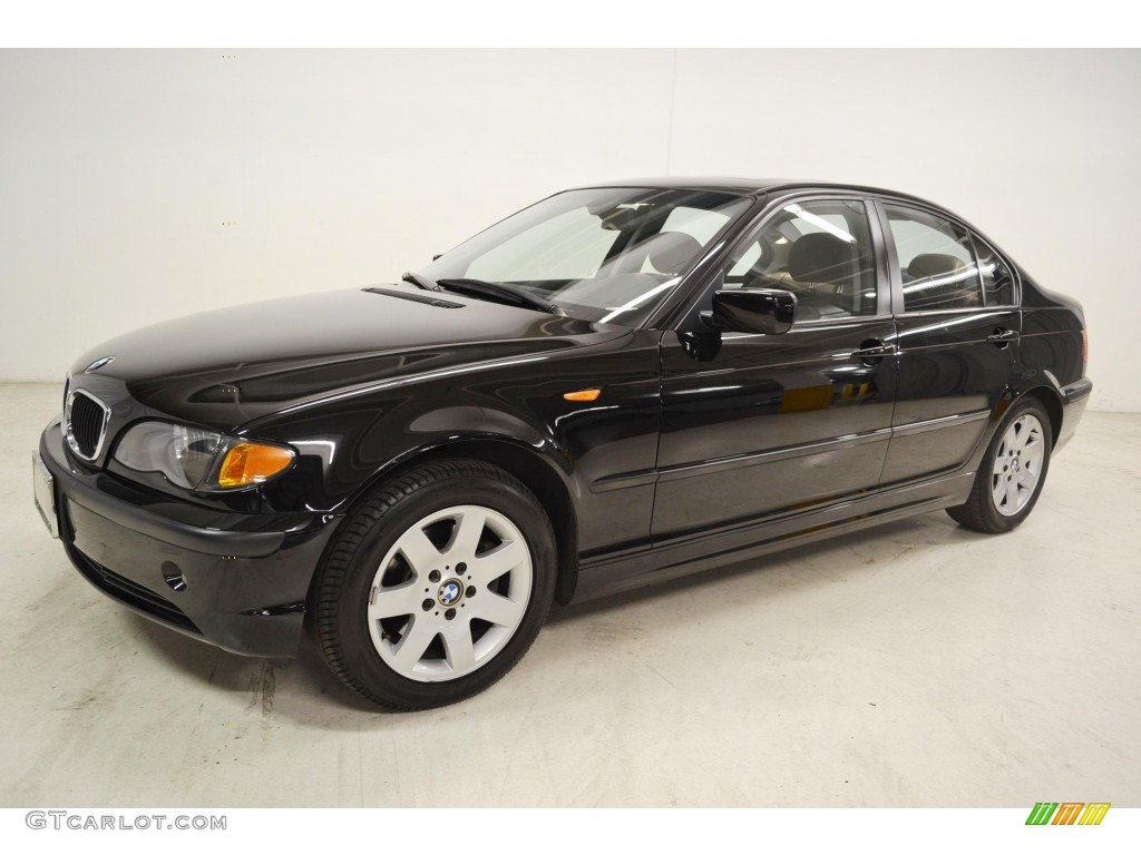 2005 3 Series 325i Sedan - Jet Black / Black photo #6