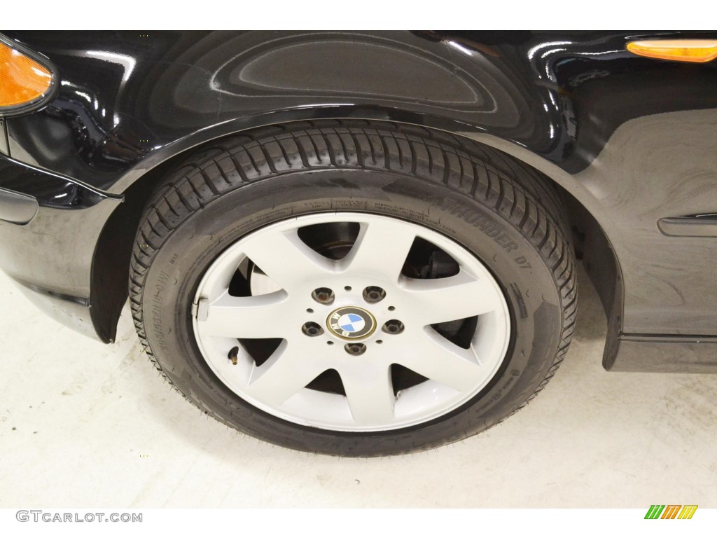2005 3 Series 325i Sedan - Jet Black / Black photo #7