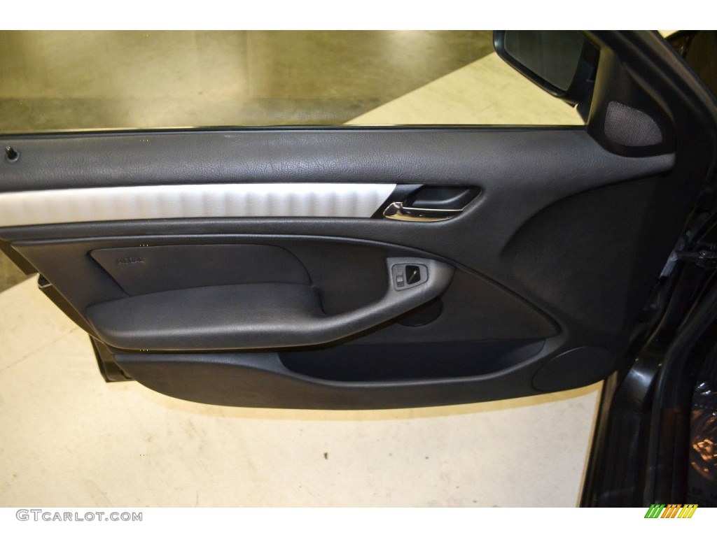 2005 3 Series 325i Sedan - Jet Black / Black photo #12