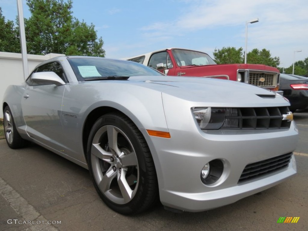 2012 Camaro SS Coupe - Silver Ice Metallic / Black photo #4