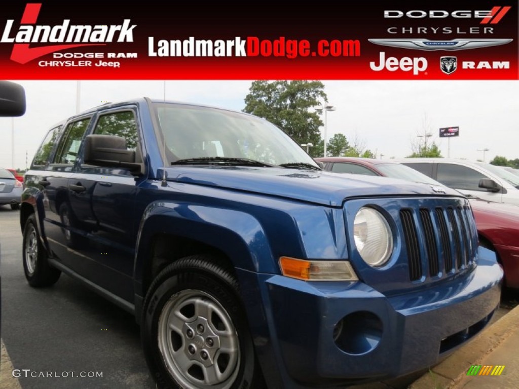 2009 Patriot Sport - Deep Water Blue Pearl / Dark Slate Gray/Medium Slate Gray photo #1