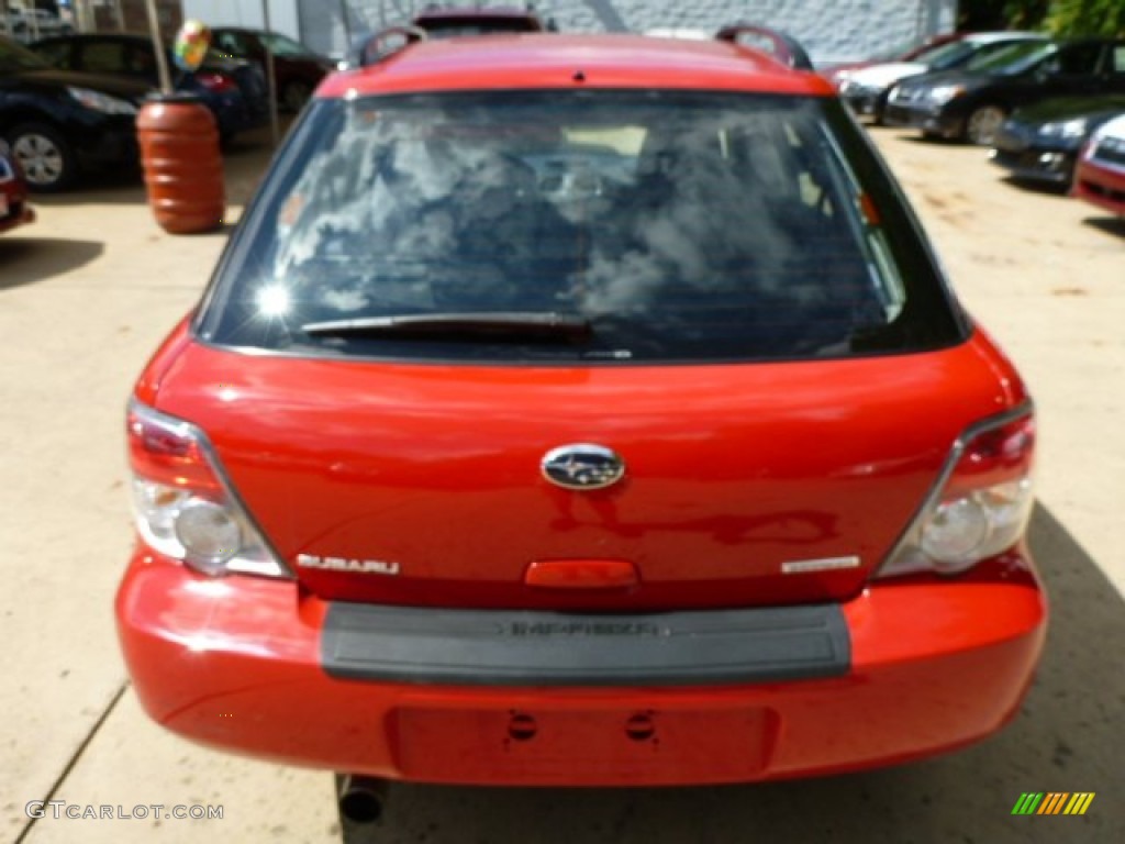 2006 Impreza 2.5i Wagon - San Remo Red / Anthracite Black photo #3