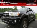 Black 2011 Toyota Tacoma V6 SR5 PreRunner Double Cab