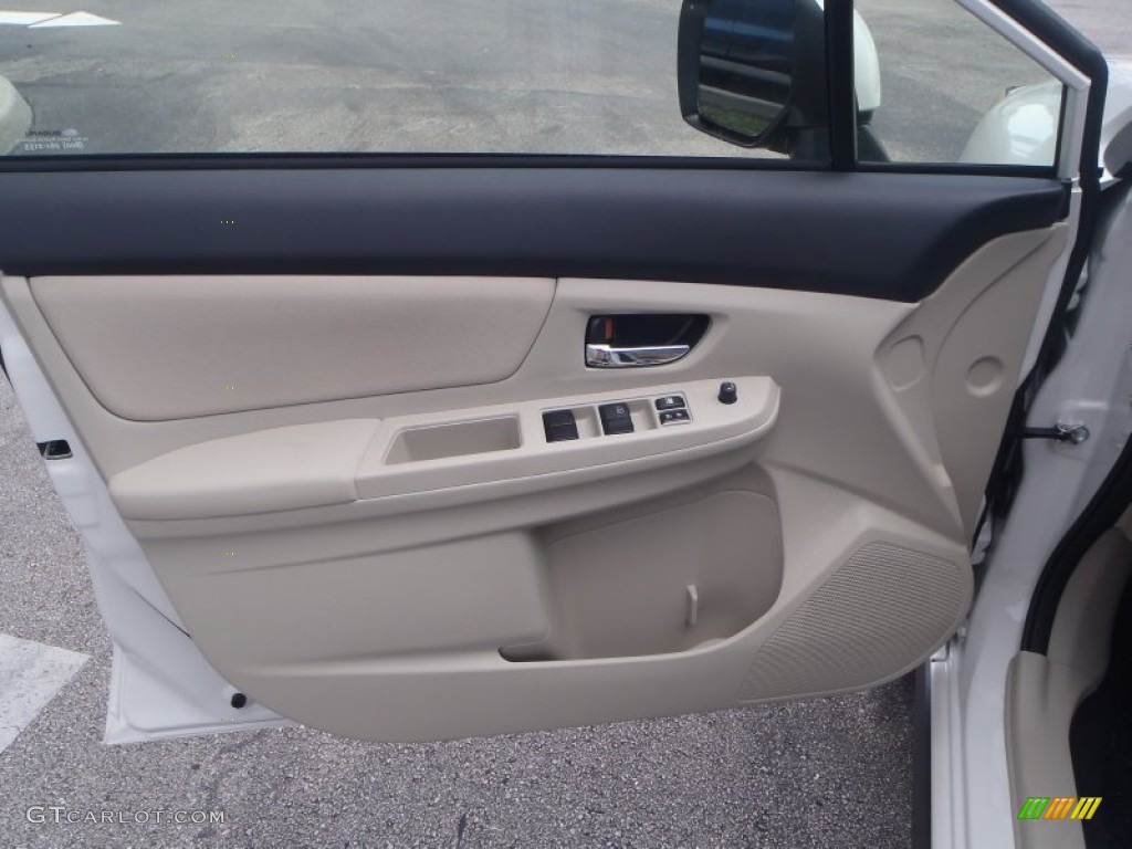 2013 XV Crosstrek 2.0 Premium - Satin White Pearl / Ivory photo #8