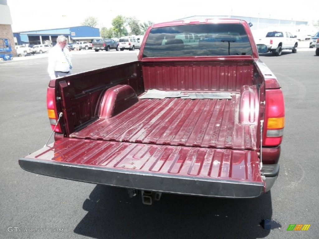 2002 Silverado 1500 LS Extended Cab 4x4 - Dark Carmine Red Metallic / Graphite Gray photo #18