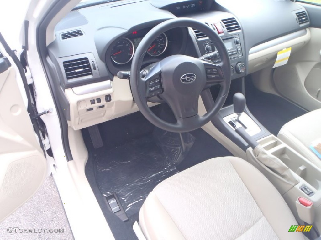 2013 XV Crosstrek 2.0 Premium - Satin White Pearl / Ivory photo #9