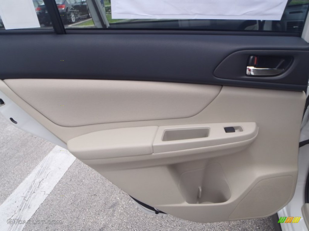 2013 XV Crosstrek 2.0 Premium - Satin White Pearl / Ivory photo #17