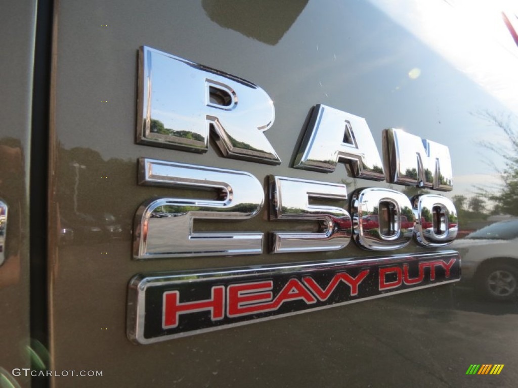 2013 2500 SLT Crew Cab 4x4 - Prairie Pearl / Black/Diesel Gray photo #6
