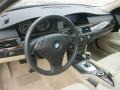 2008 BMW 5 Series Cream Beige Dakota Leather Interior Dashboard Photo