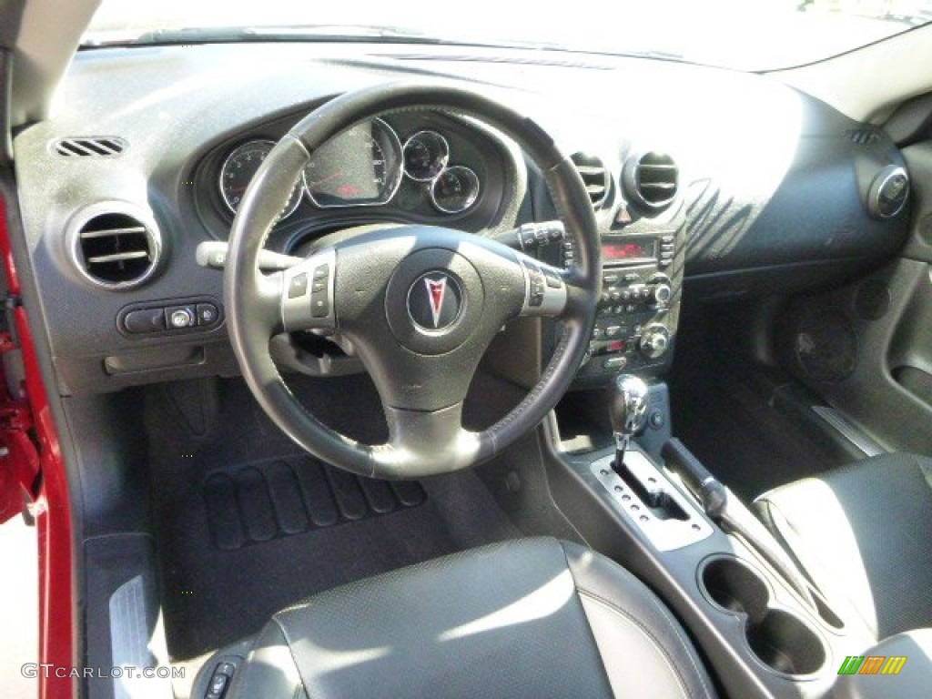 2006 Pontiac G6 GTP Coupe Ebony Dashboard Photo #83962833