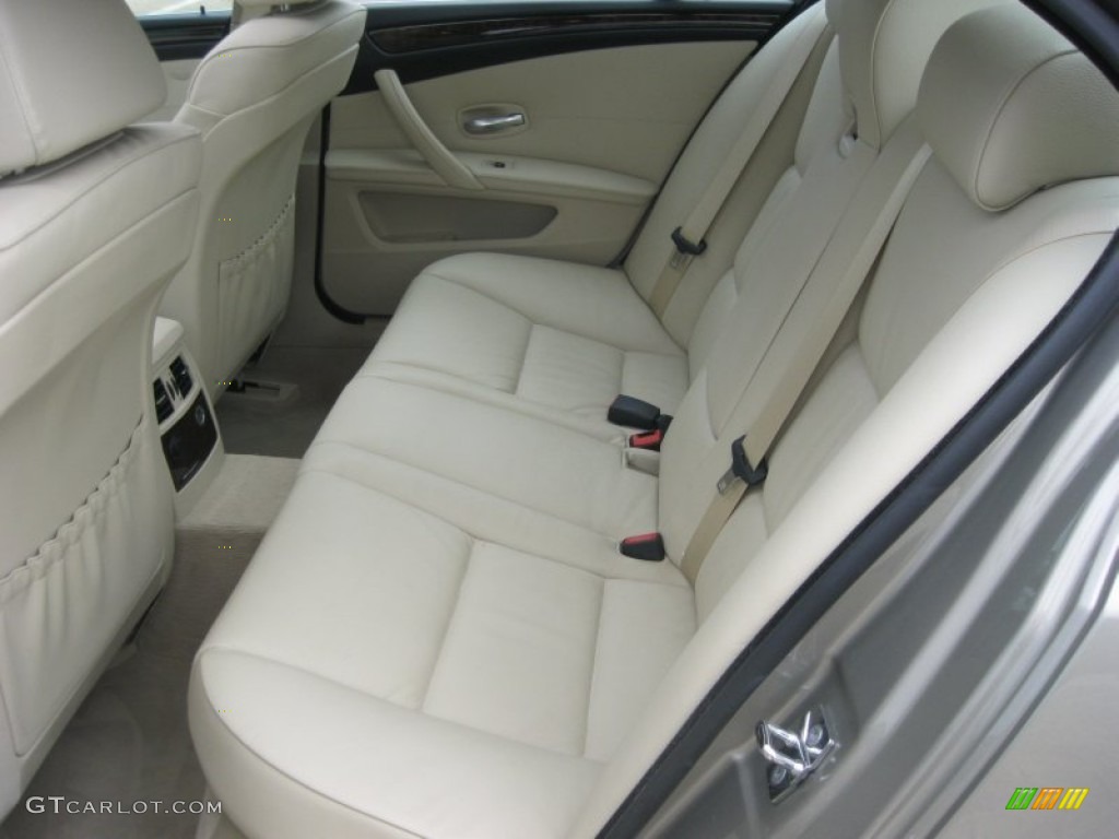 2008 5 Series 535xi Sedan - Platinum Bronze Metallic / Cream Beige Dakota Leather photo #33