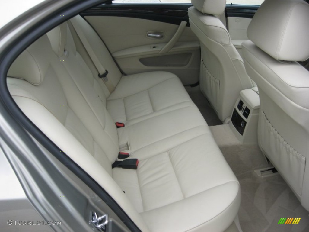 2008 5 Series 535xi Sedan - Platinum Bronze Metallic / Cream Beige Dakota Leather photo #35