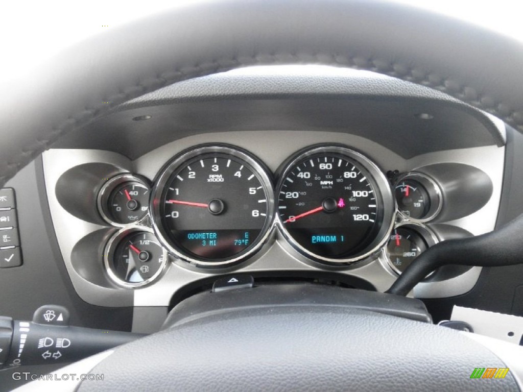 2014 GMC Sierra 2500HD SLE Crew Cab 4x4 Gauges Photo #83964127