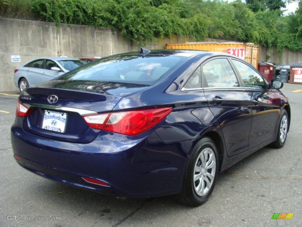 2010 Sentra 2.0 SL - Blue Onyx Metallic / Charcoal photo #4