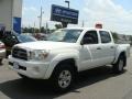 Super White 2009 Toyota Tacoma V6 SR5 Double Cab 4x4