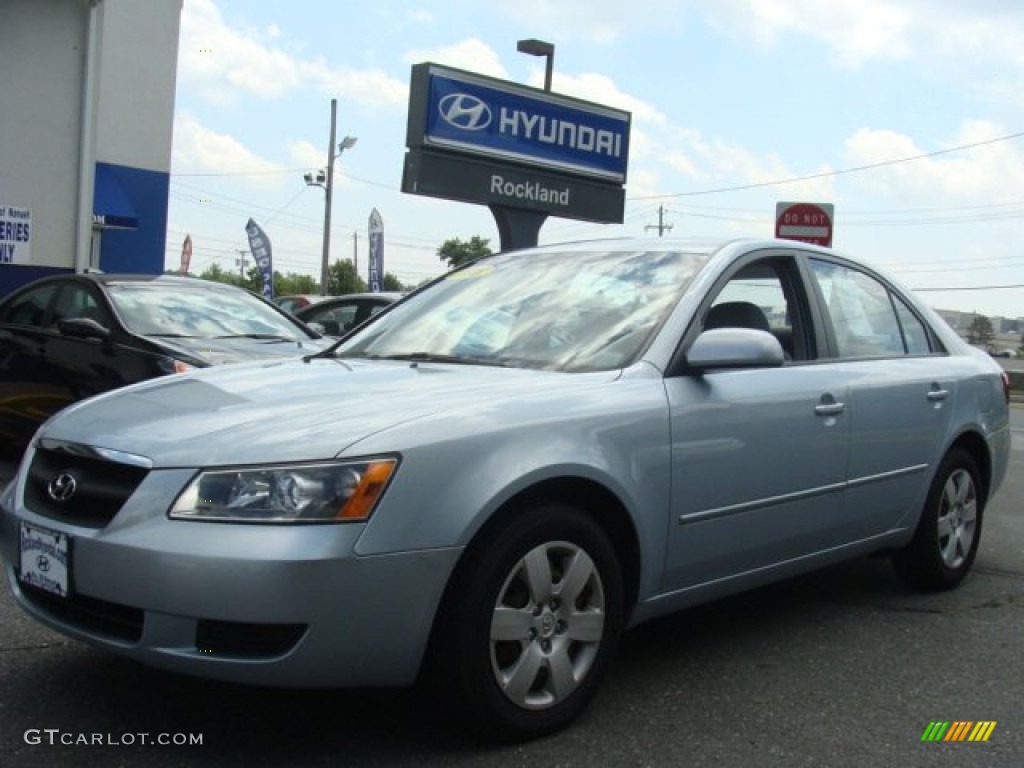 2008 Sonata GLS - Silver Blue / Gray photo #1