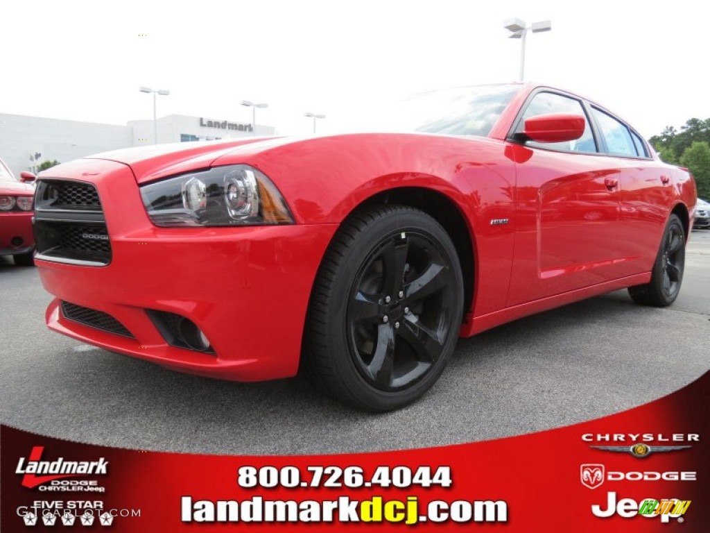 2013 Charger R/T - TorRed / Black photo #1