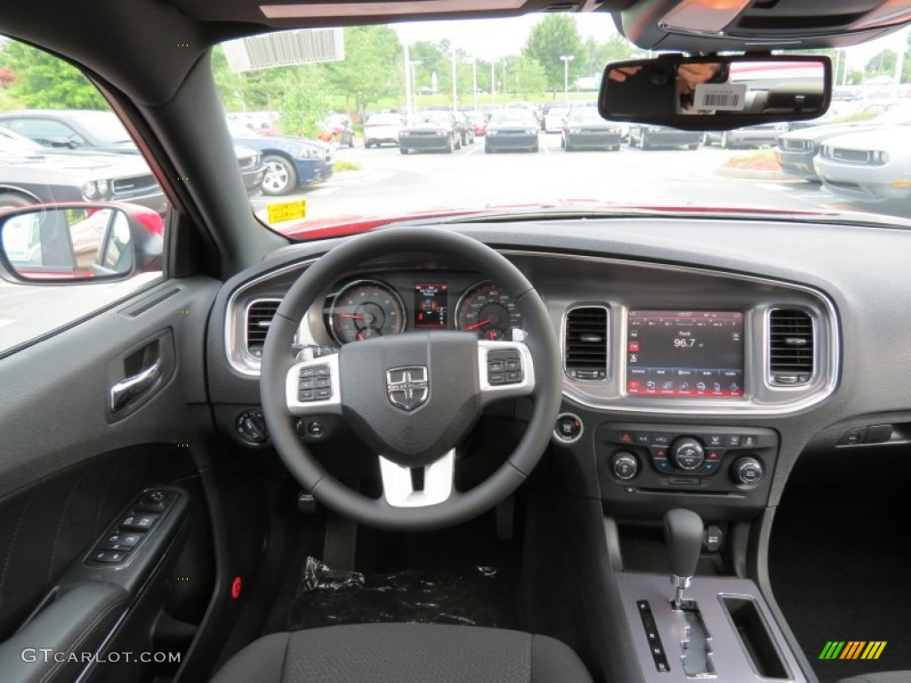 2013 Dodge Charger R/T Black Dashboard Photo #83966913