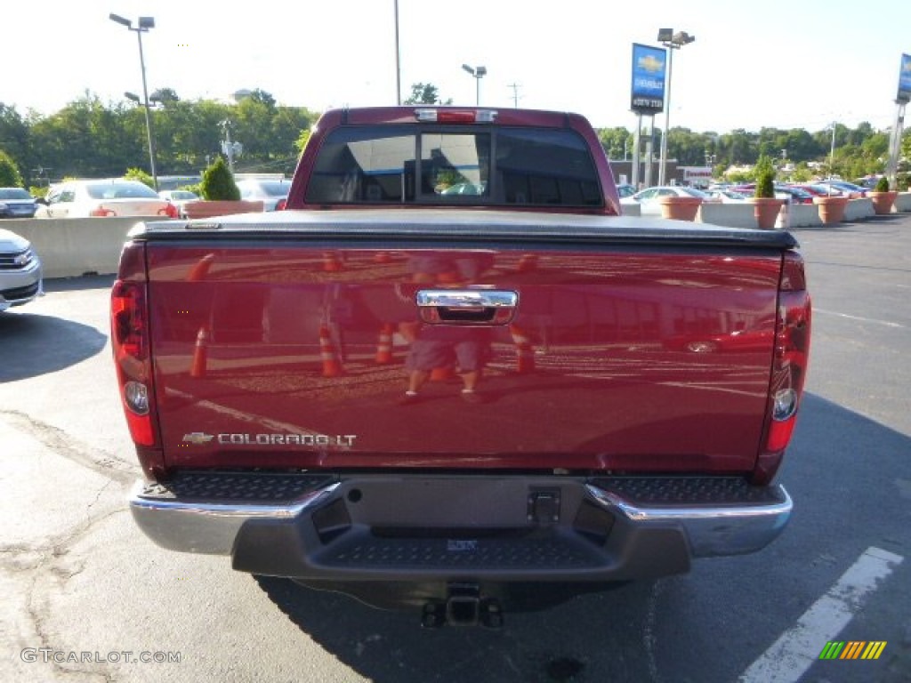 2011 Colorado LT Crew Cab 4x4 - Cardinal Red Metallic / Ebony photo #4