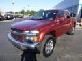 2011 Cardinal Red Metallic Chevrolet Colorado LT Crew Cab 4x4  photo #7