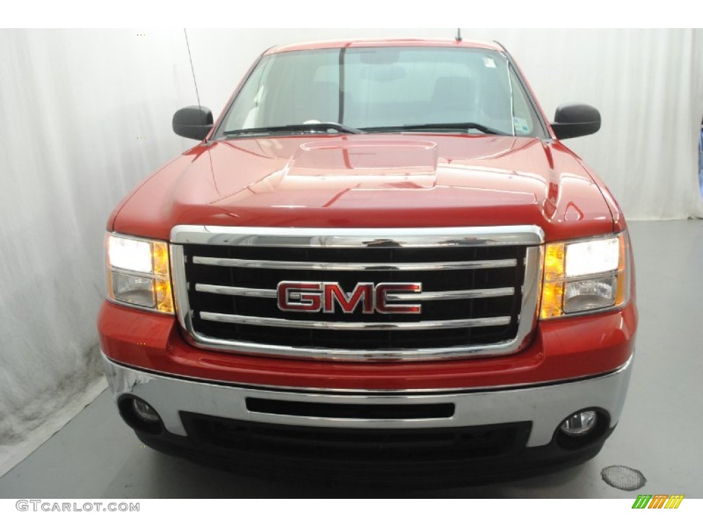 2012 Sierra 1500 SLE Crew Cab - Fire Red / Ebony photo #6