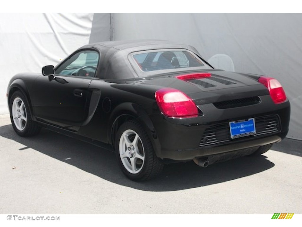 2001 MR2 Spyder Roadster - Black / Black photo #2