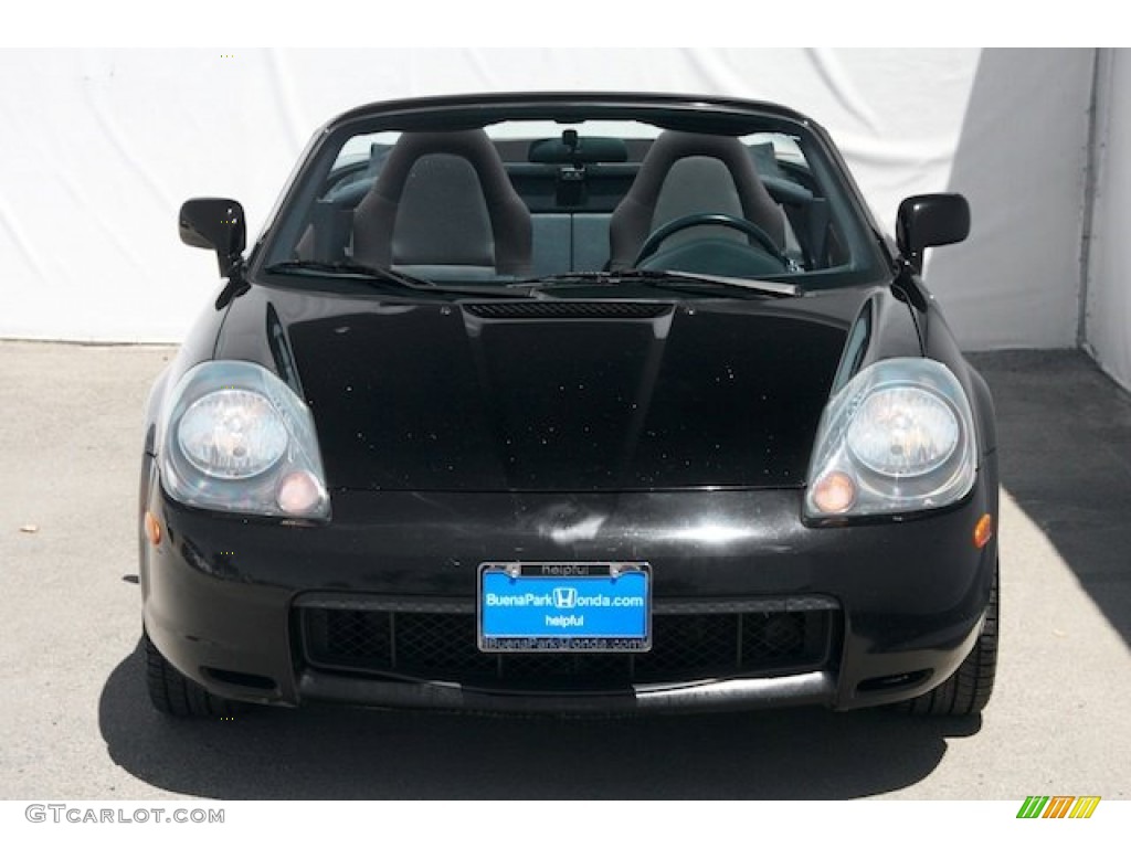 2001 MR2 Spyder Roadster - Black / Black photo #7