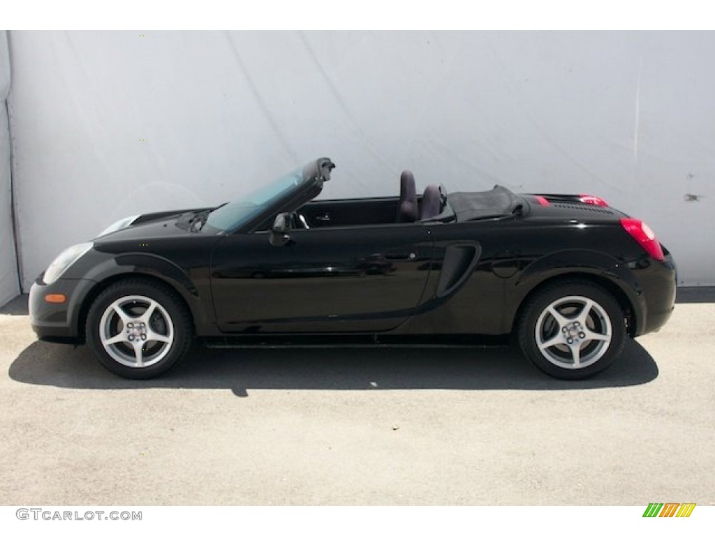 2001 MR2 Spyder Roadster - Black / Black photo #8