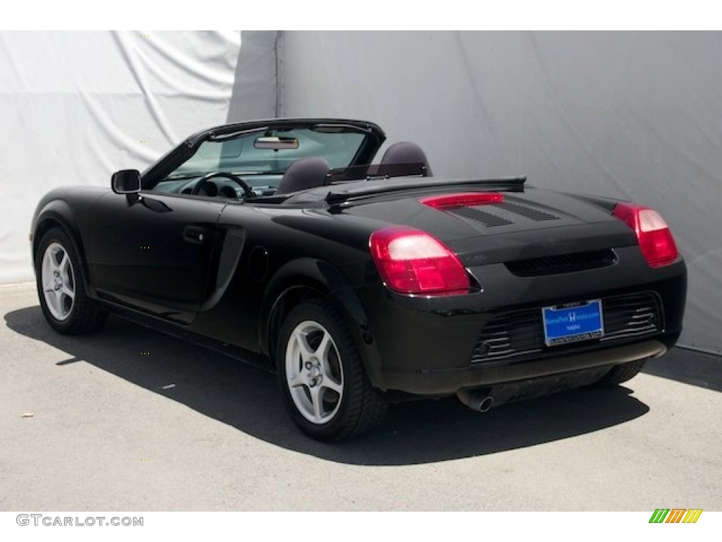 2001 MR2 Spyder Roadster - Black / Black photo #10