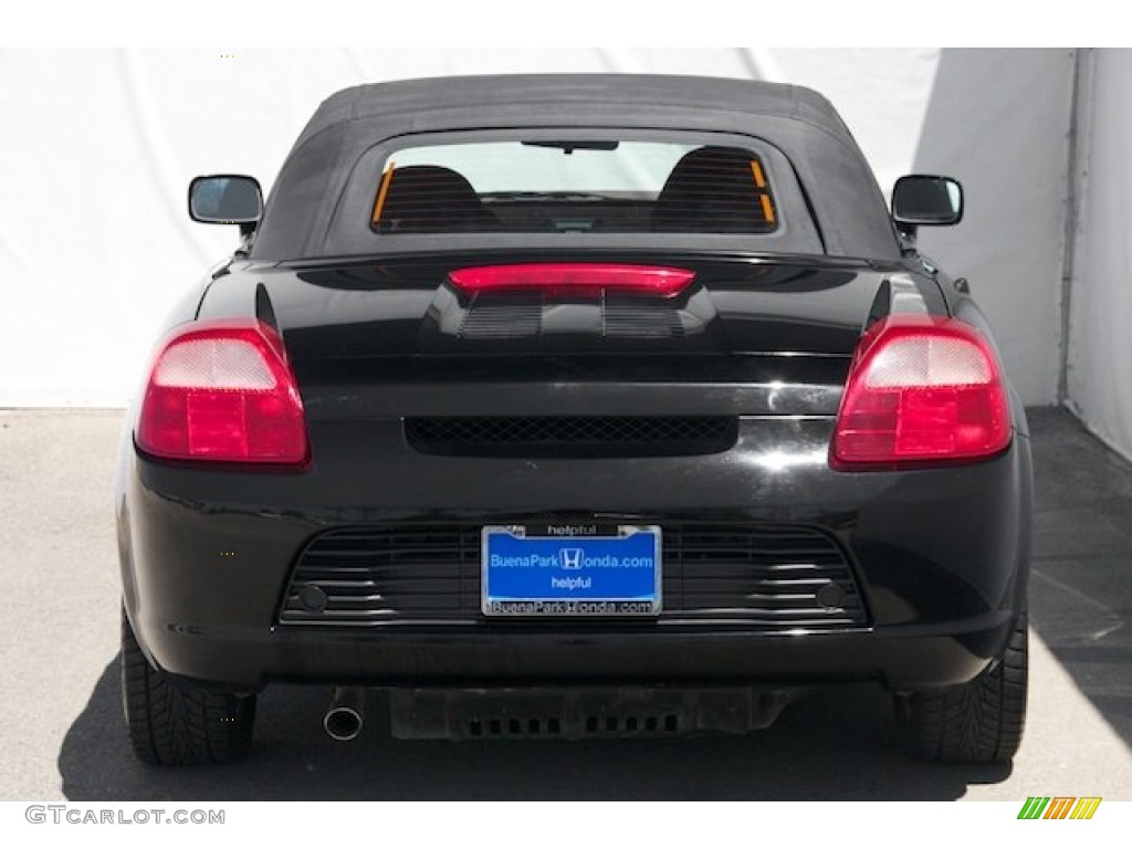 2001 MR2 Spyder Roadster - Black / Black photo #11
