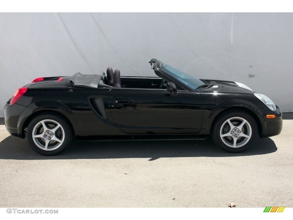 2001 MR2 Spyder Roadster - Black / Black photo #13