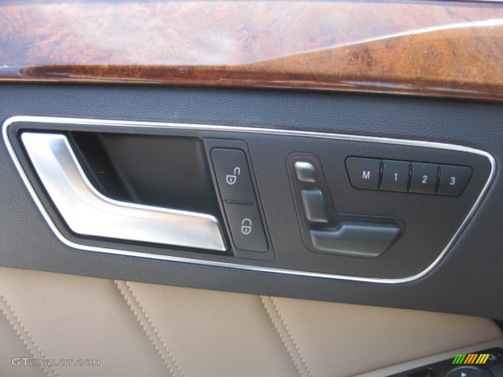 2012 E 350 Sedan - Quartz Blue Metallic / Almond/Mocha photo #7