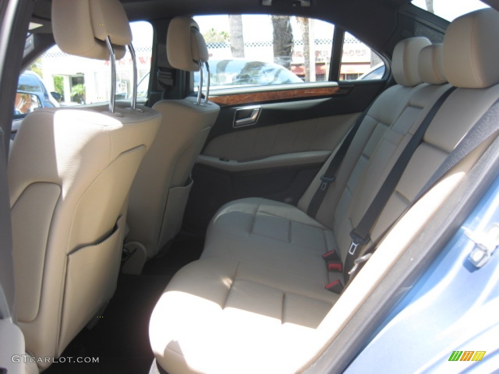 2012 E 350 Sedan - Quartz Blue Metallic / Almond/Mocha photo #20