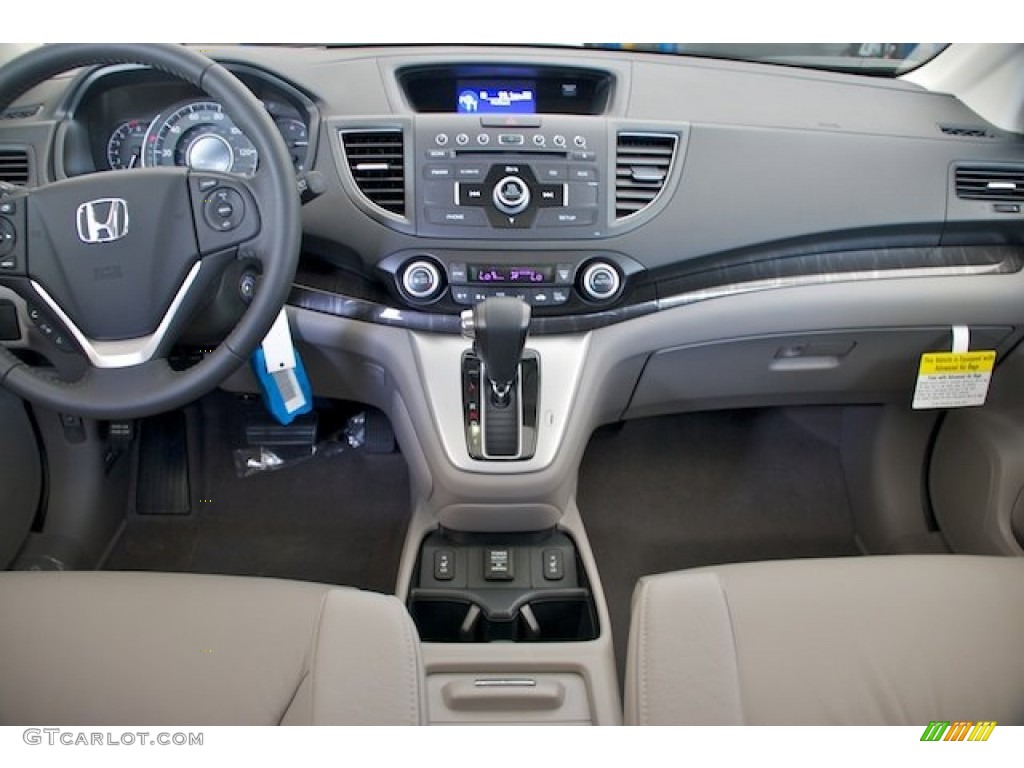 2013 CR-V EX-L AWD - Polished Metal Metallic / Gray photo #14
