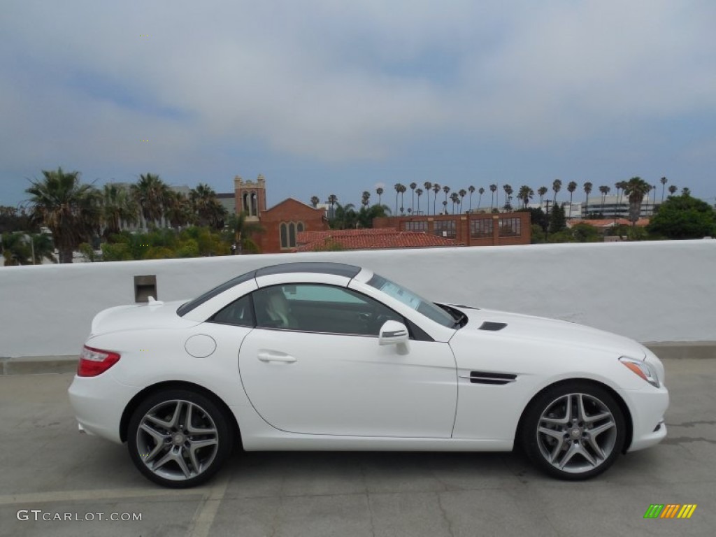 Polar White 2014 Mercedes-Benz SLK 250 Roadster Exterior Photo #83972043