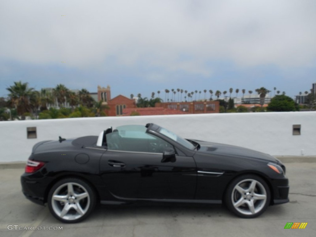 Black 2014 Mercedes-Benz SLK 350 Roadster Exterior Photo #83972217