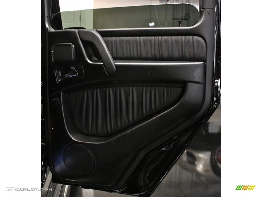 2011 Mercedes-Benz G 55 AMG designo Black Door Panel Photo #83973513
