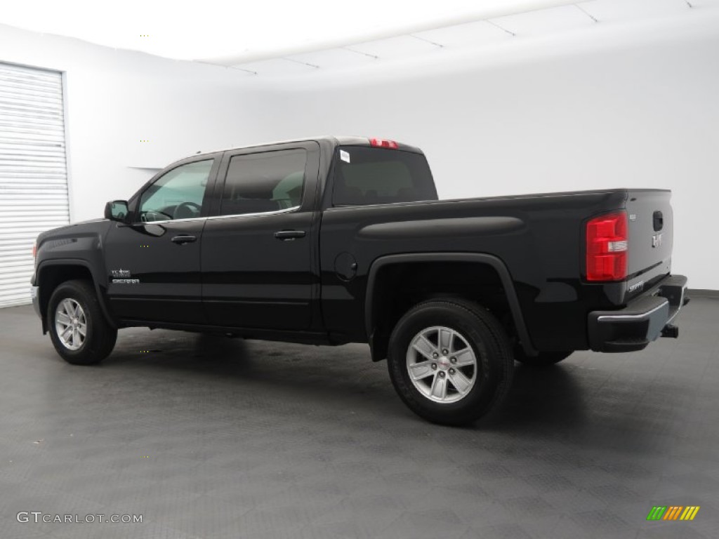 2014 Sierra 1500 SLE Crew Cab - Onyx Black / Jet Black/Dark Ash photo #3