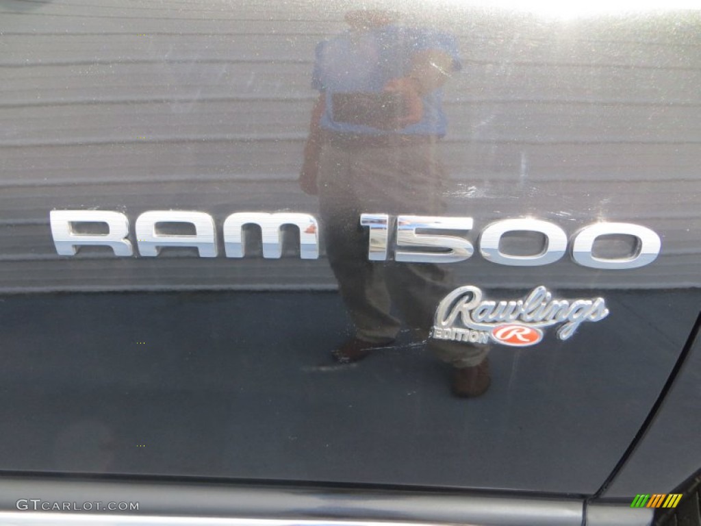 2007 Ram 1500 SLT Quad Cab - Black / Medium Slate Gray photo #16
