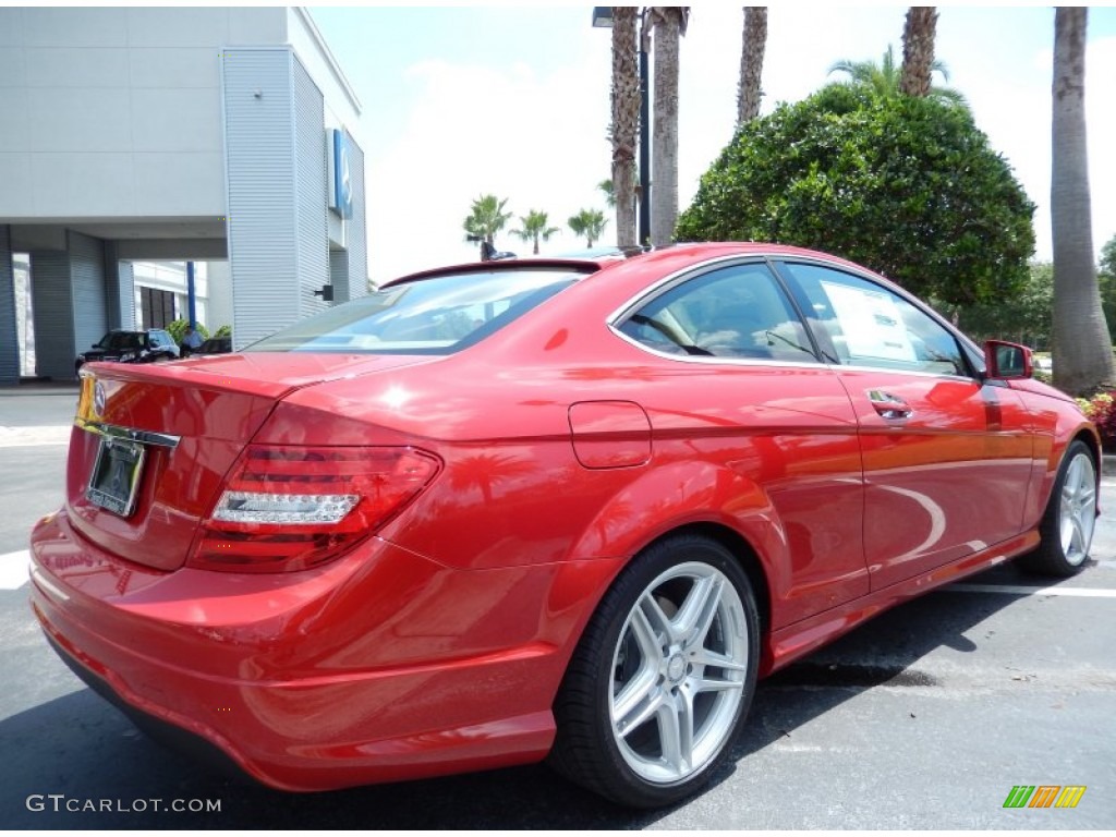 Mars Red 2014 Mercedes-Benz C 250 Coupe Exterior Photo #83974140